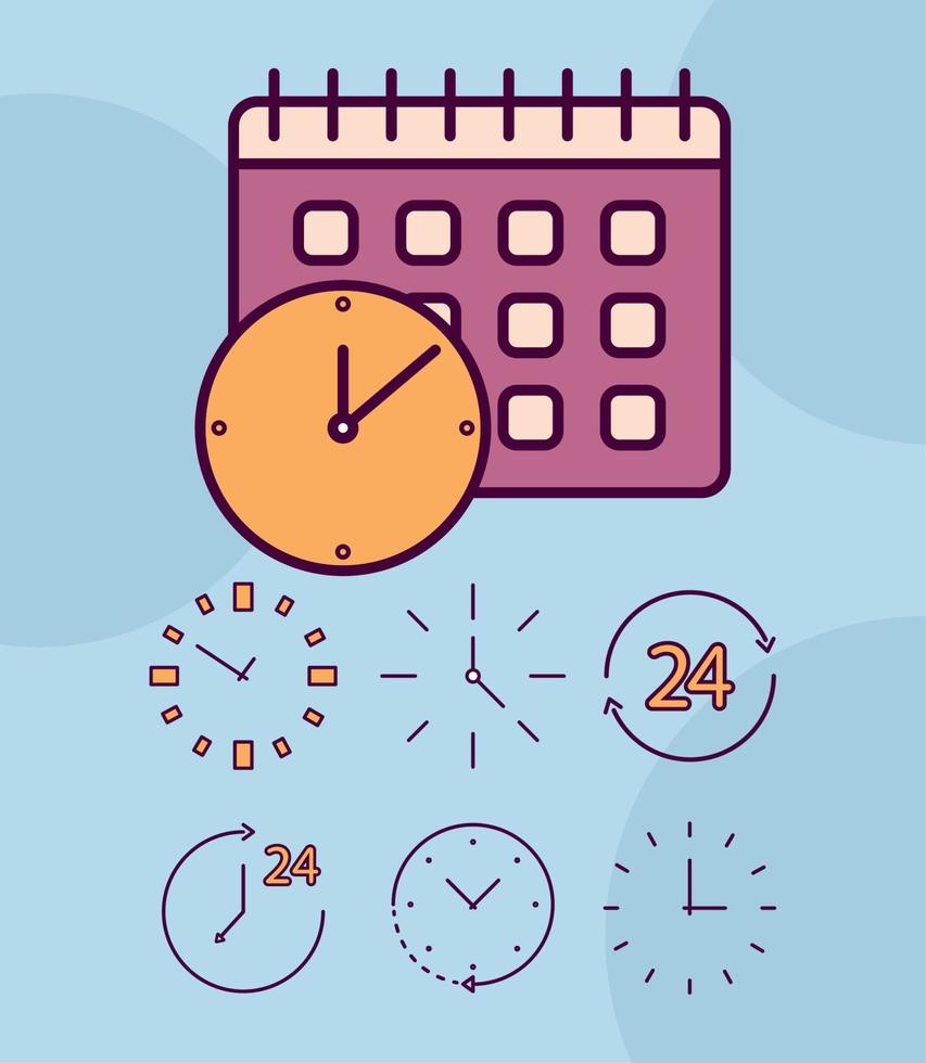 timer clocks set vector