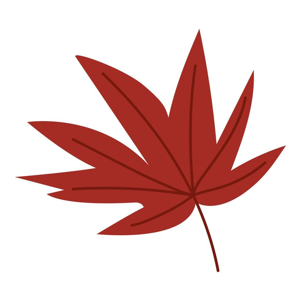 dry leaf design vector
