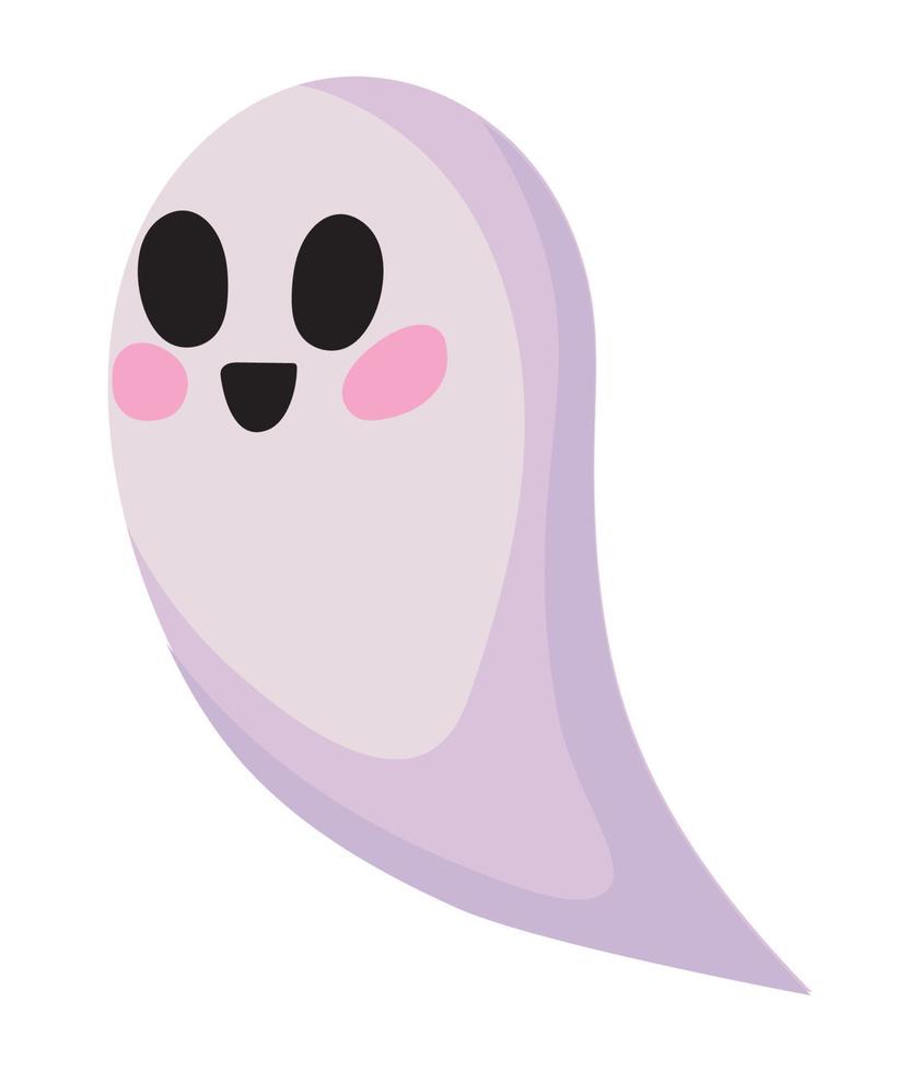 ilustración de fantasma de halloween vector