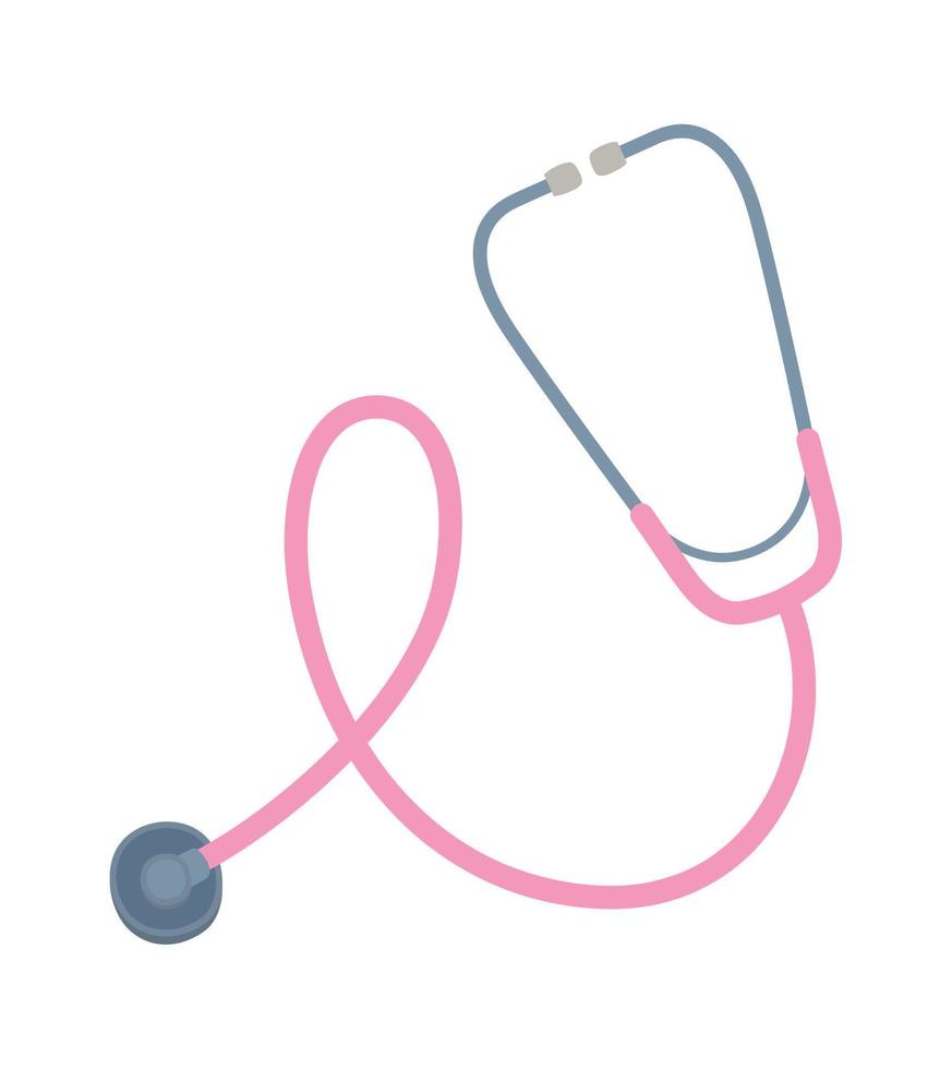 pink stethoscope design vector