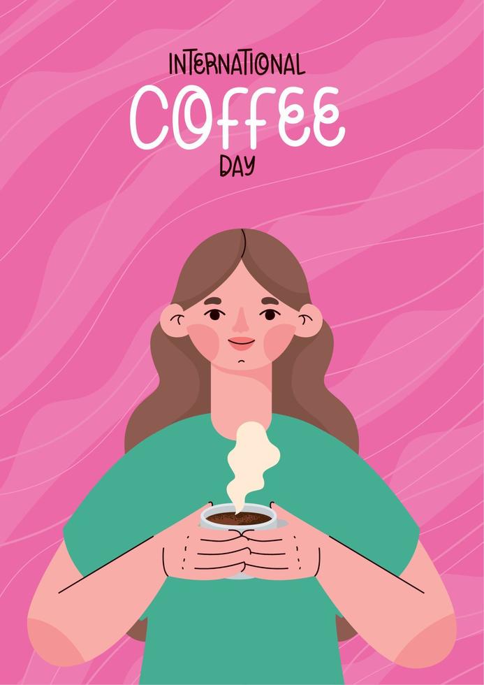 international coffee day banner vector