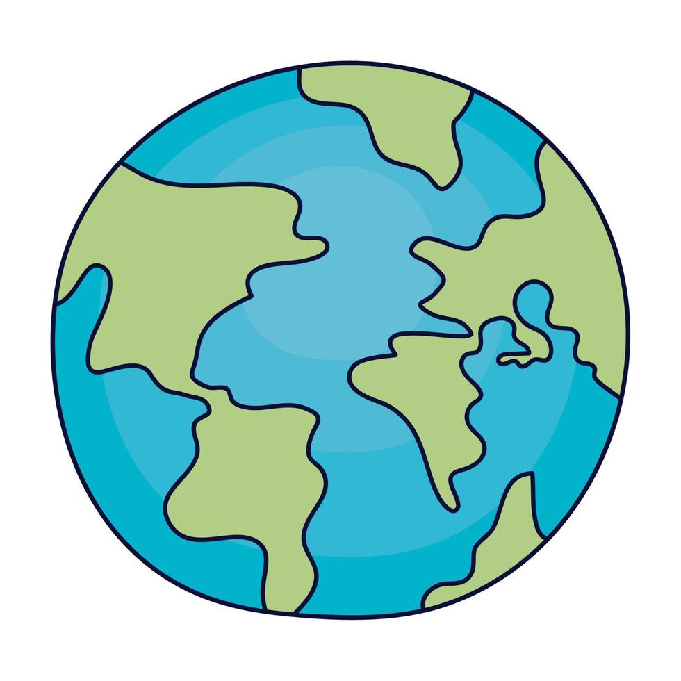 diseño del mapa del mundo vector