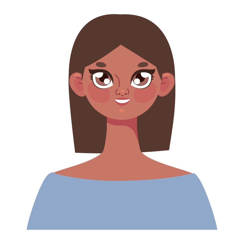 cute woman design vector