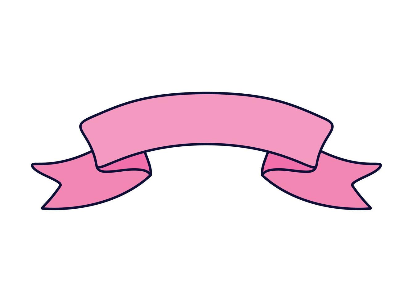 pink ribbon design vector