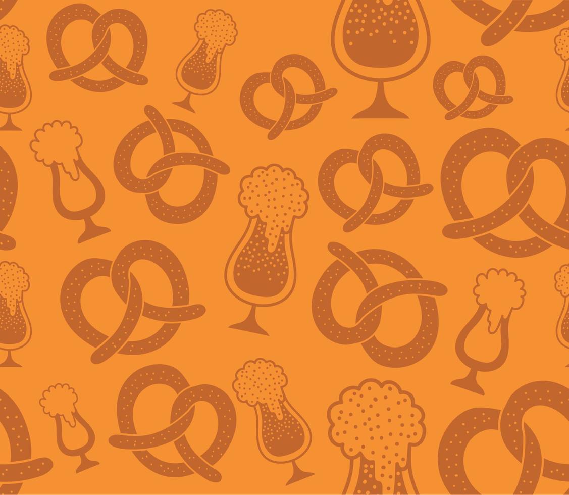 pattern of oktoberfest vector