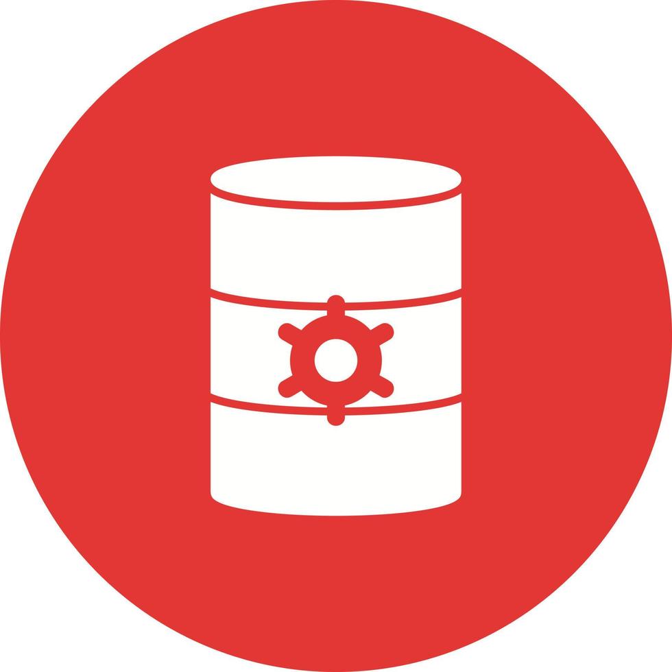 base de datos administración único vector icono