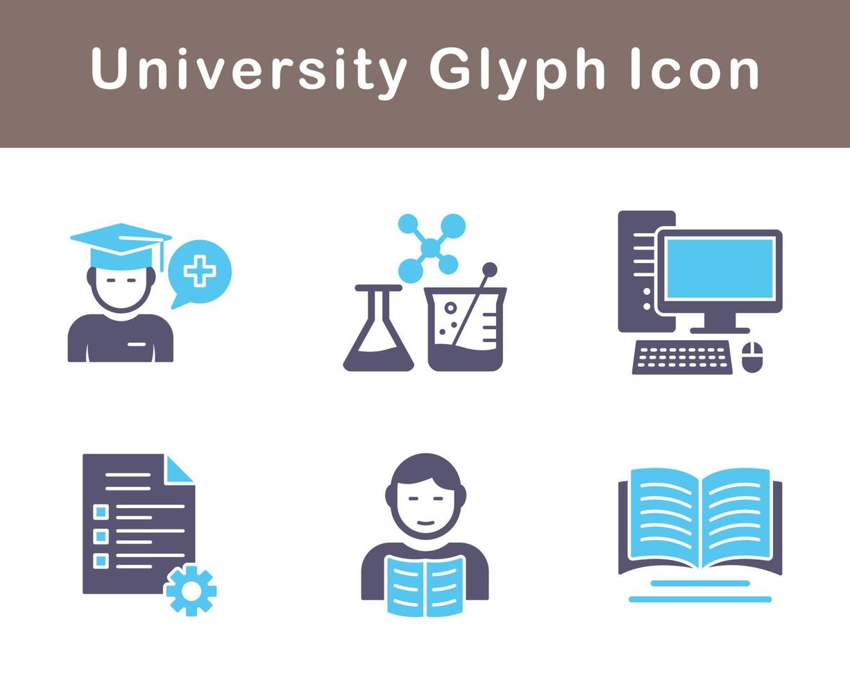 university Vector Icon Set