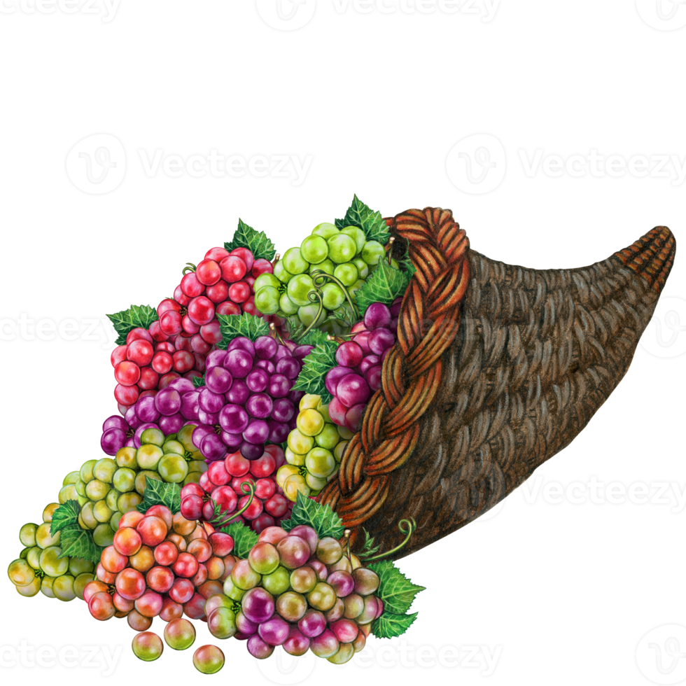 vattenfärg falla överflöd full av pumpor png