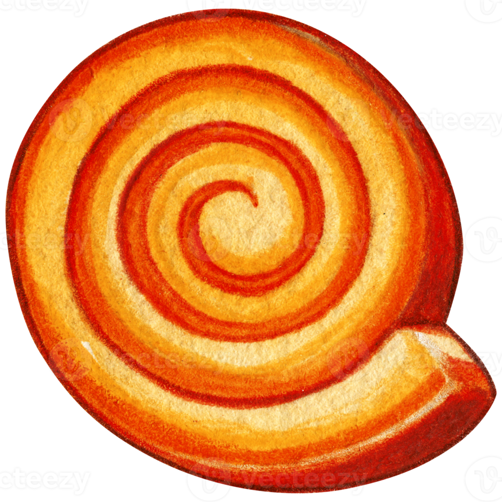 acquerello mano disegnato swirly caramella png