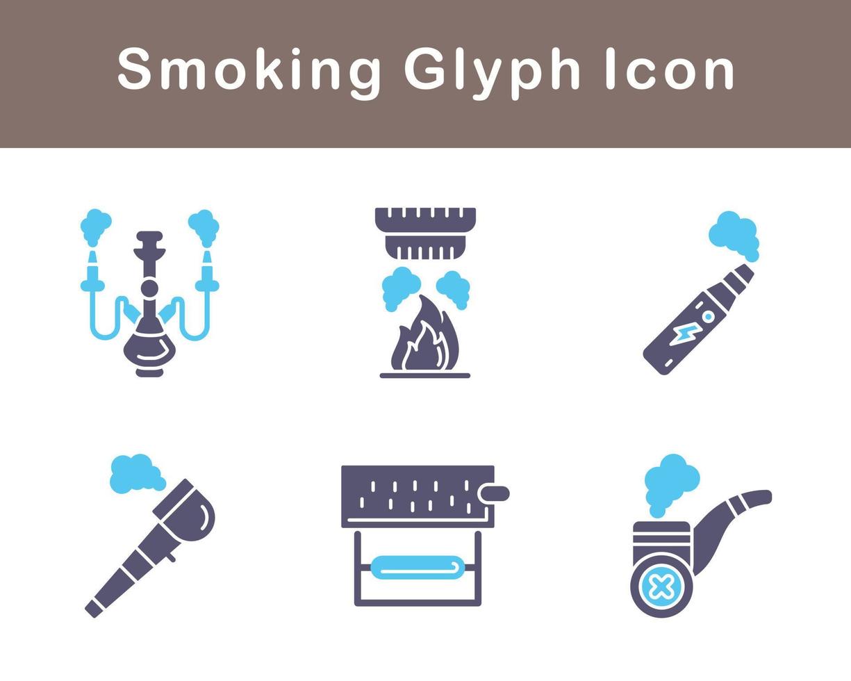 Smoking Vector Icon Set