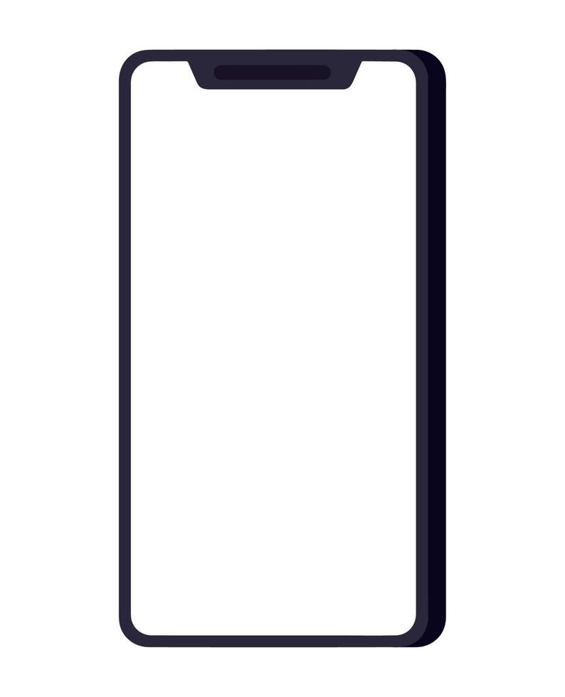 black phone design vector