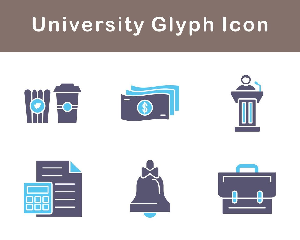 university Vector Icon Set