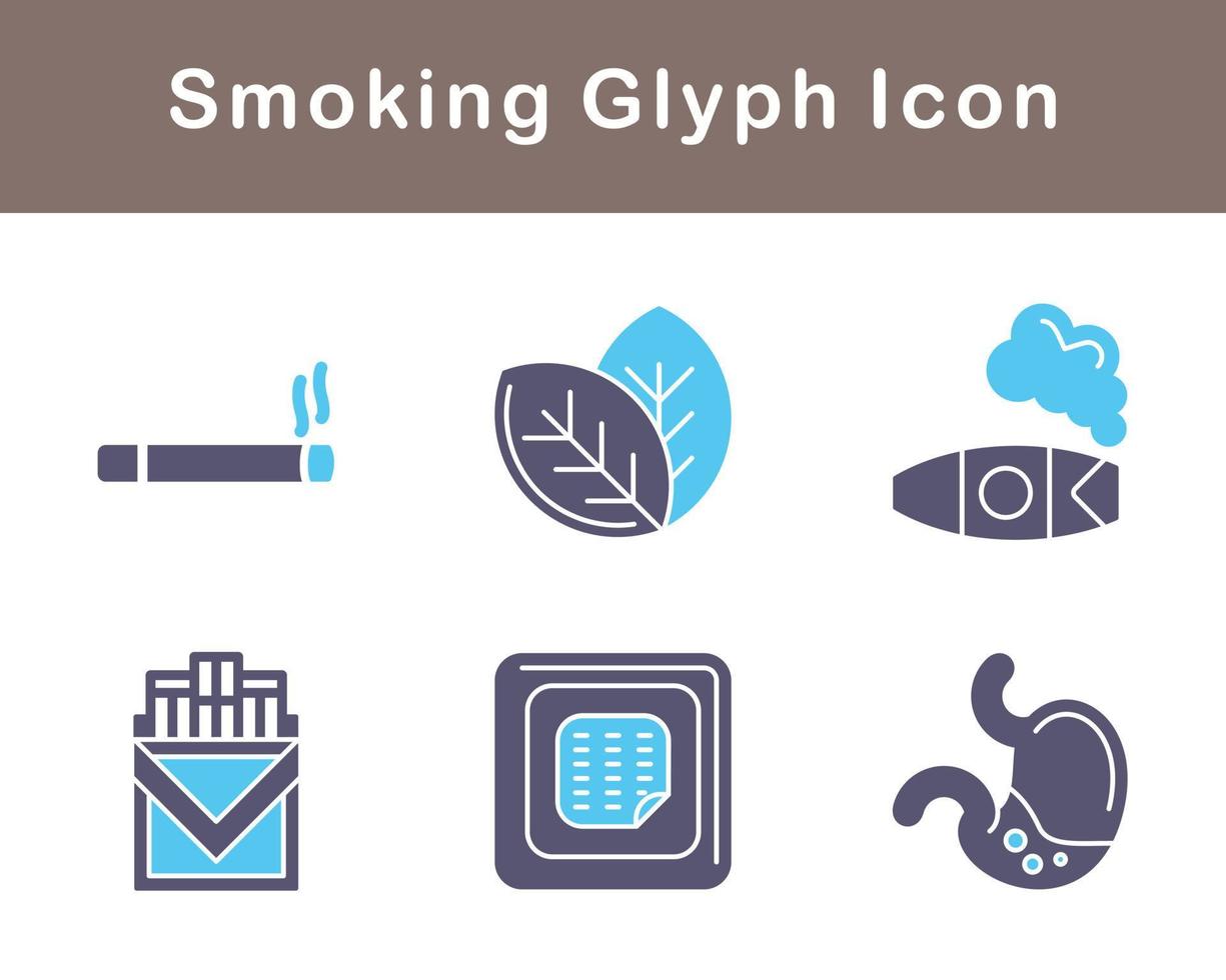 Smoking Vector Icon Set