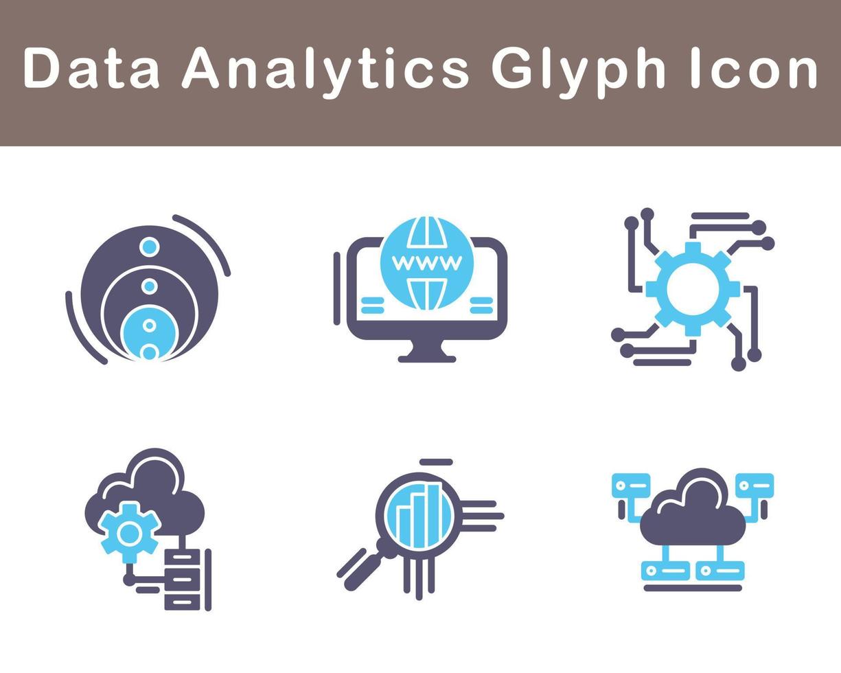Data Analytics Vector Icon Set 21380357 Vector Art at Vecteezy