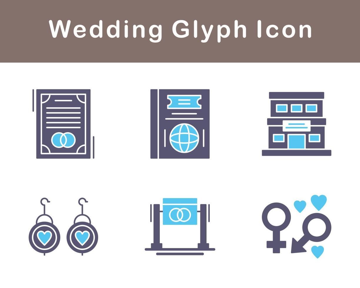 Wedding Vector Icon Set