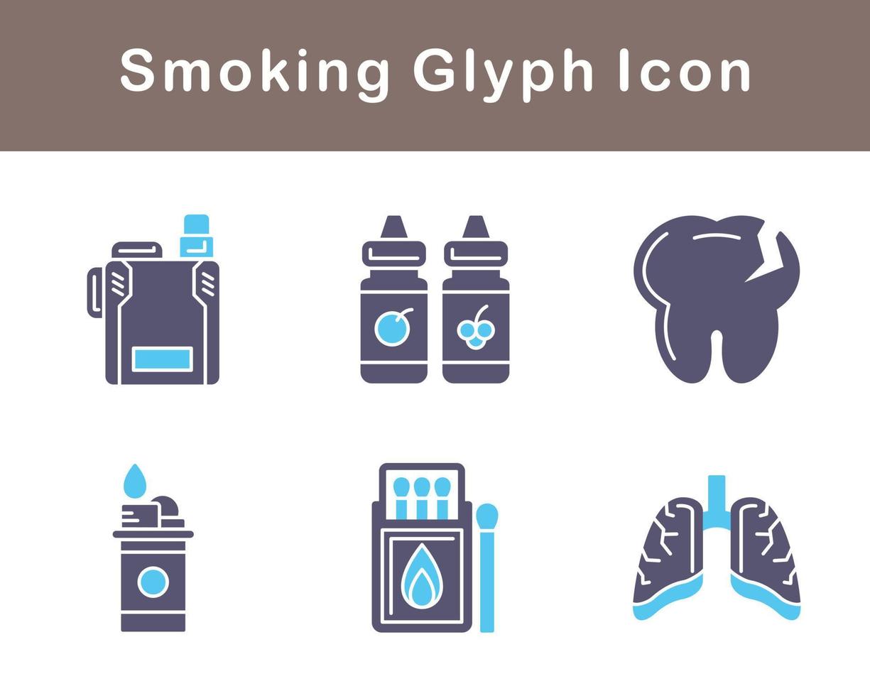 Smoking Vector Icon Set