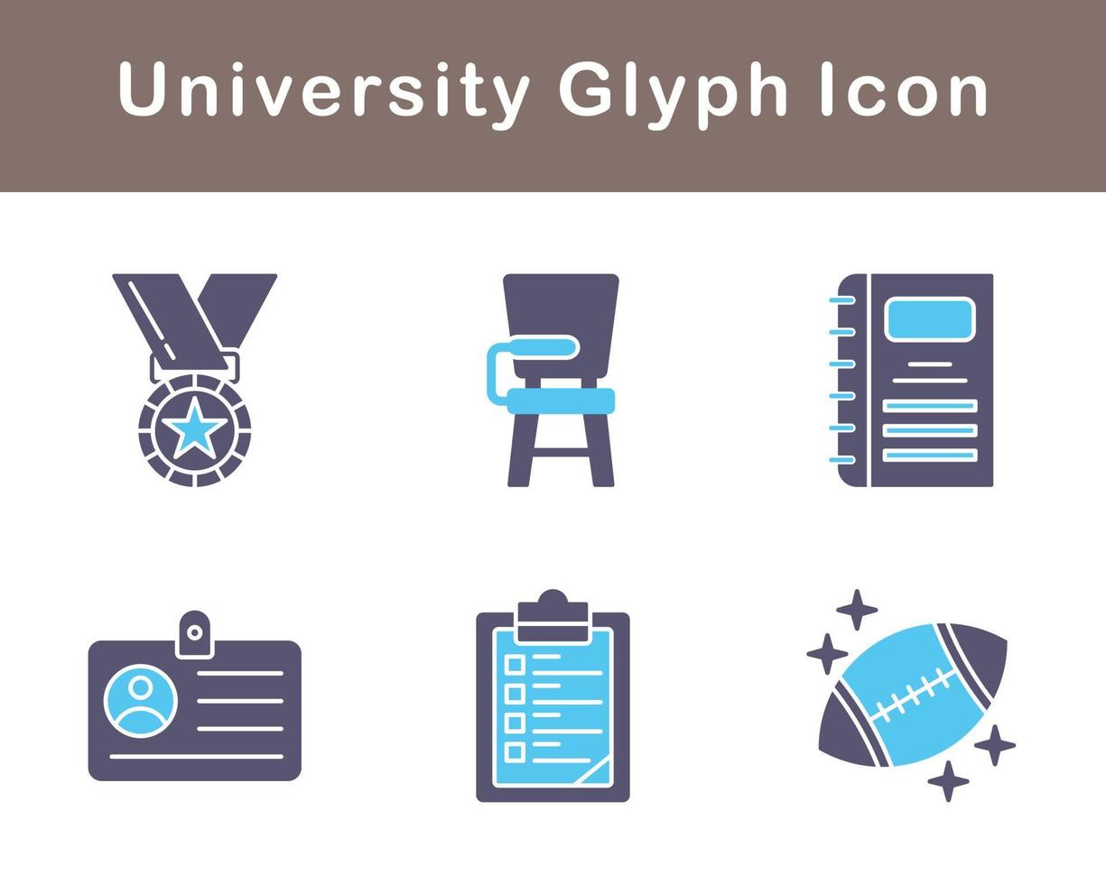 university Vector Icon Set