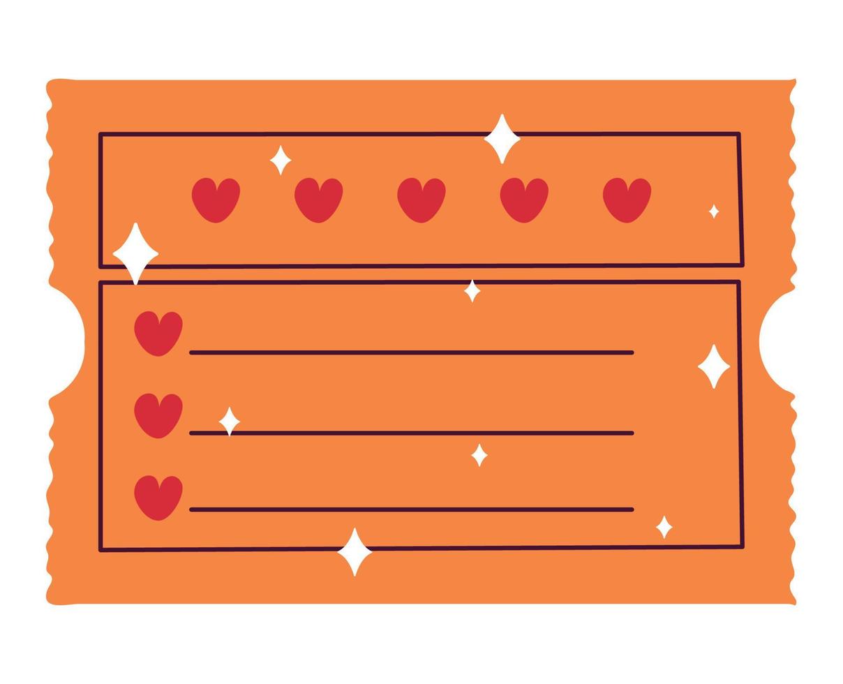 orange coupon design vector