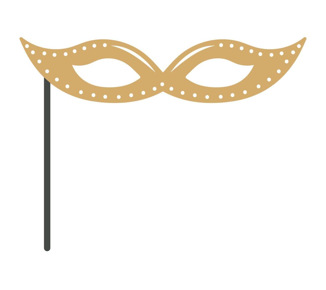 golden mask design vector