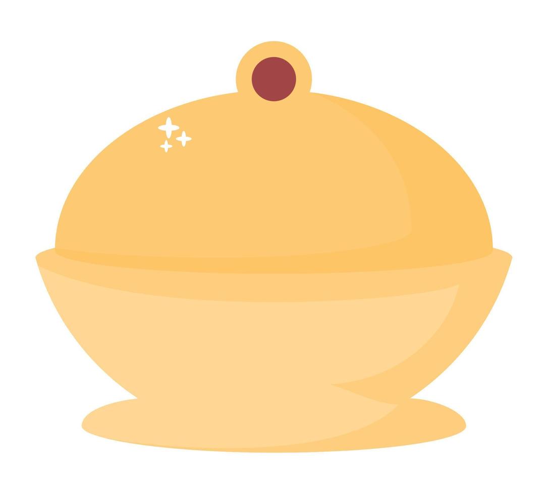 golden container illustration vector