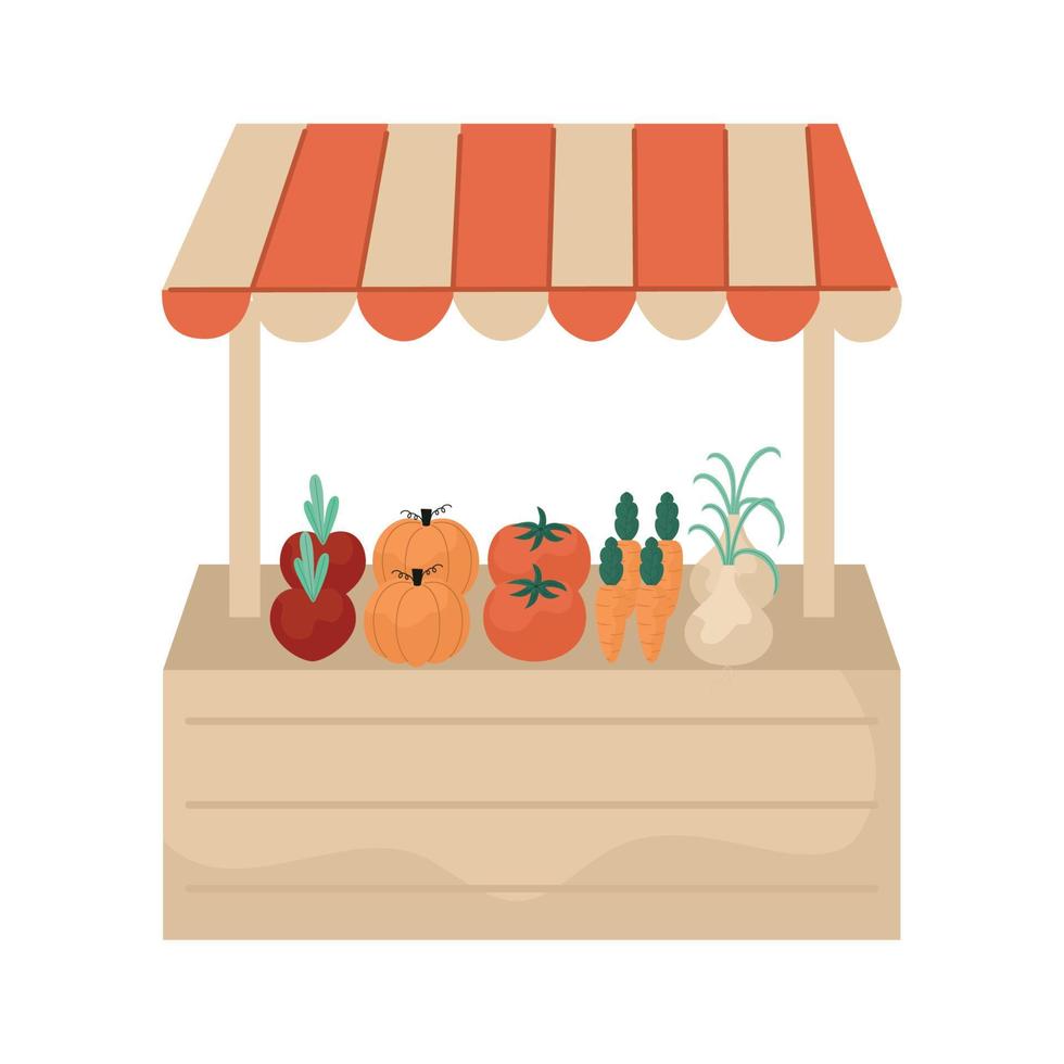 local mercado ilustración vector