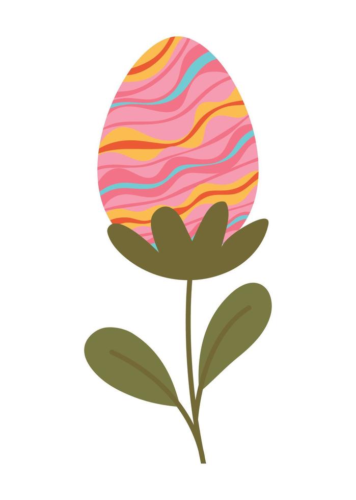 bonito Pascua de Resurrección huevo ilustración vector