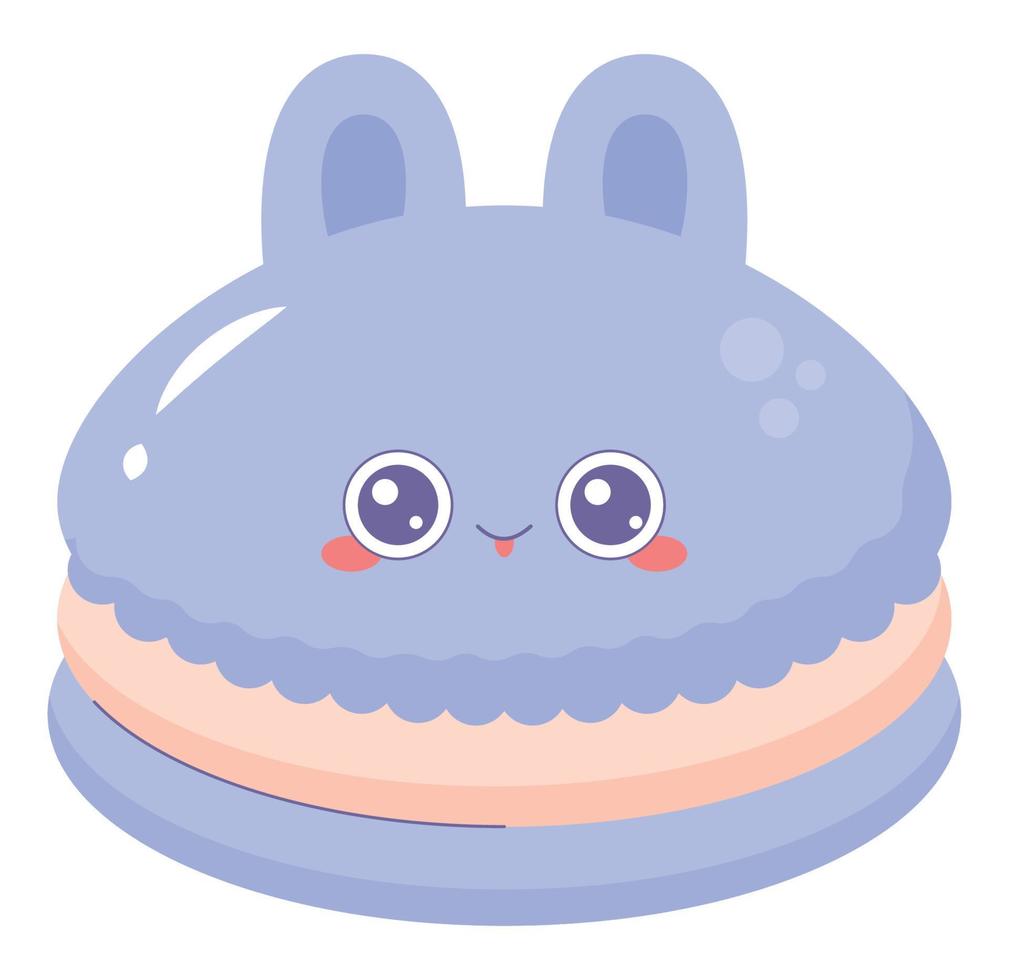 kawaii cookies design vector