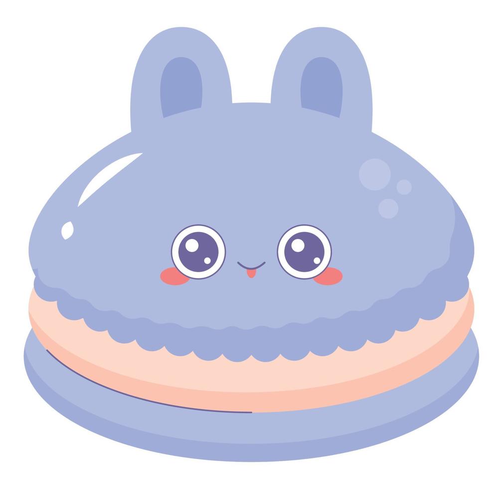 kawaii cookies design vector