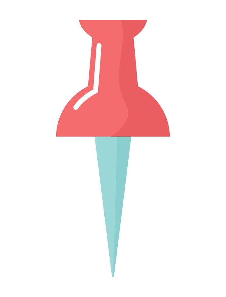 red pin design vector