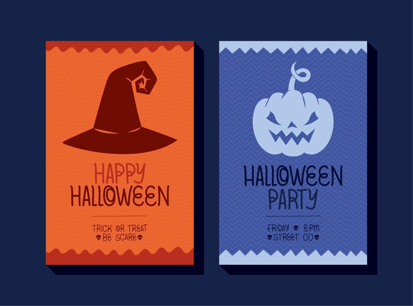 halloween party cartels vector