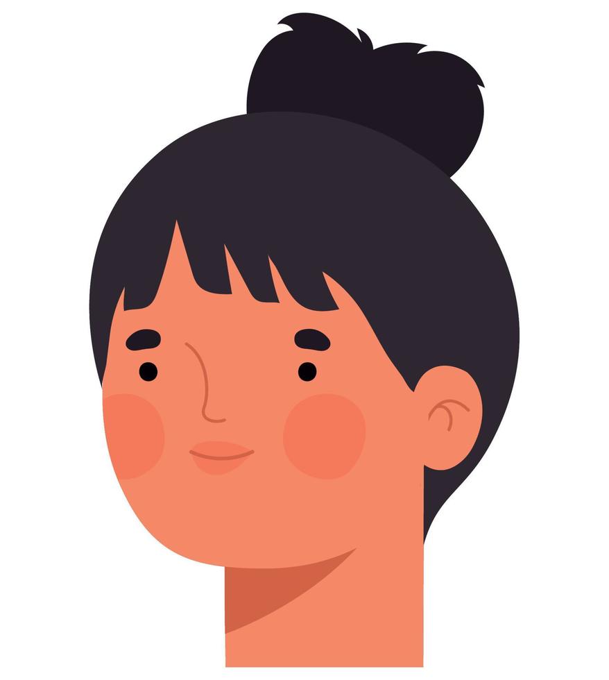 lady face design vector