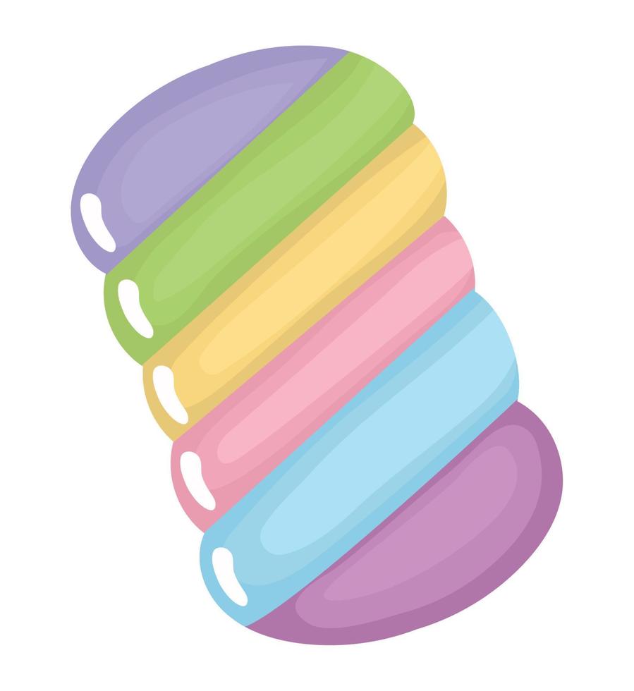 colored candy design vector