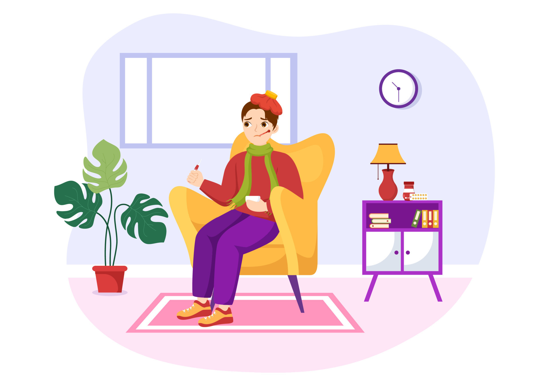 sick-person-flu-and-cold-sickness-illustration-with-people-wearing