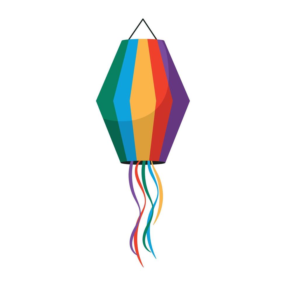 colored kite design vector