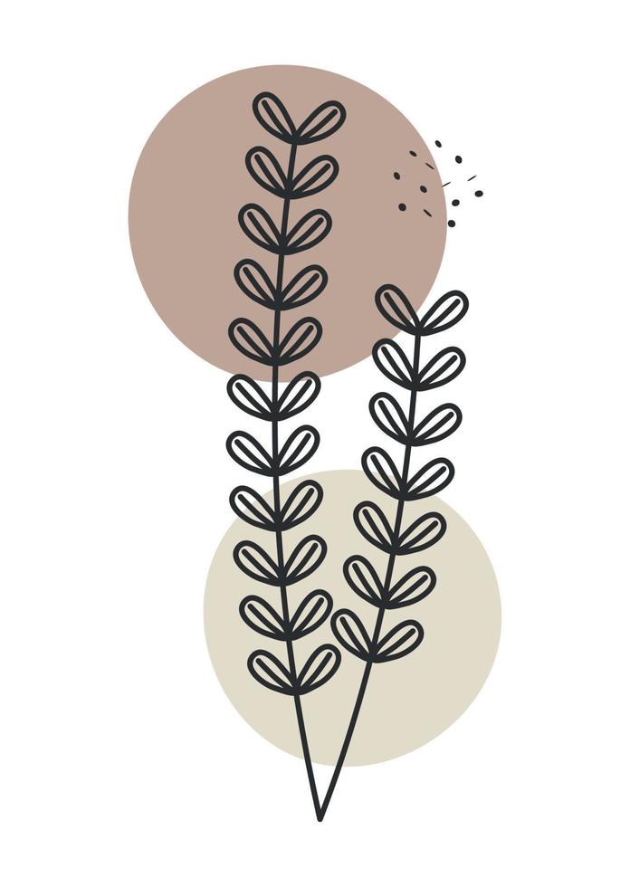 nature plant design vector