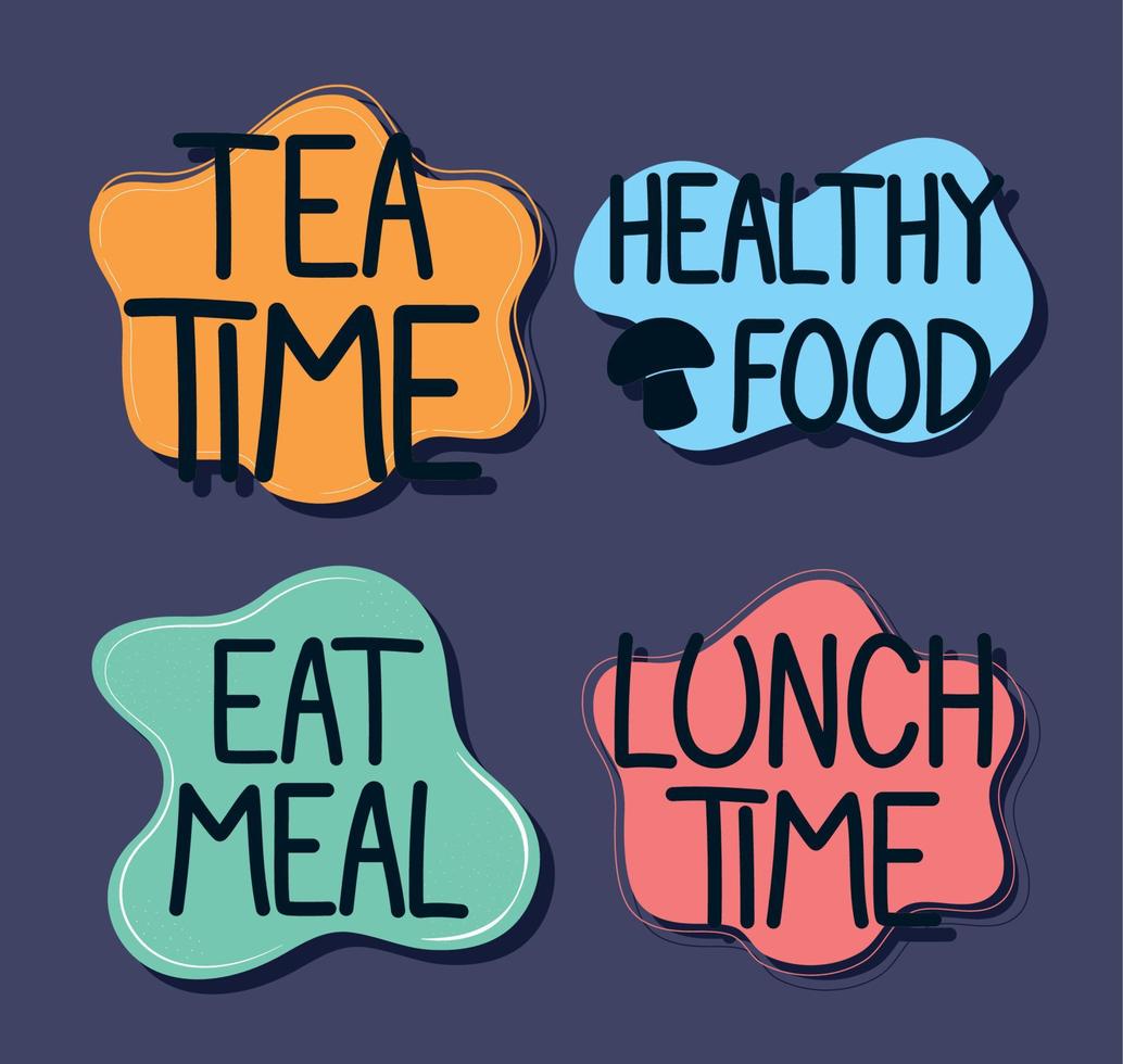 food banners set vector