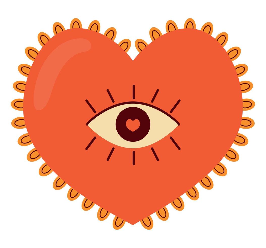 decorative heart image vector