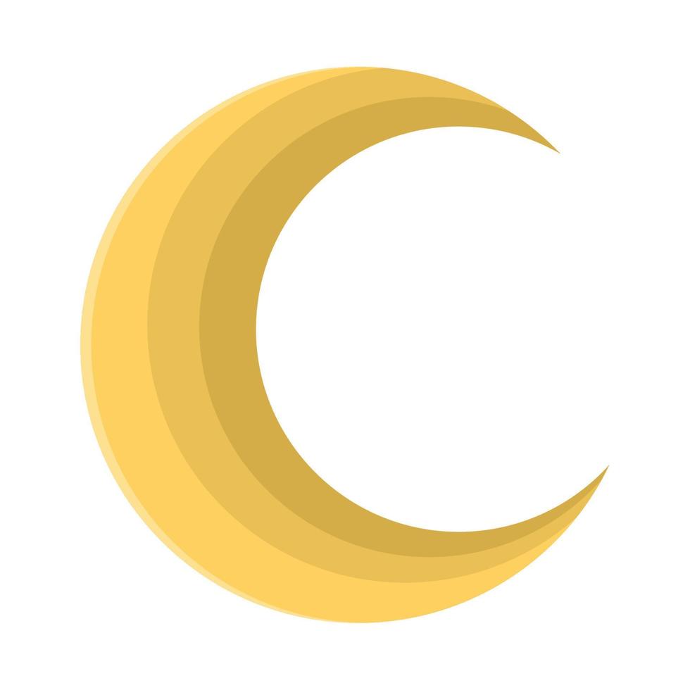 arabic moon design vector