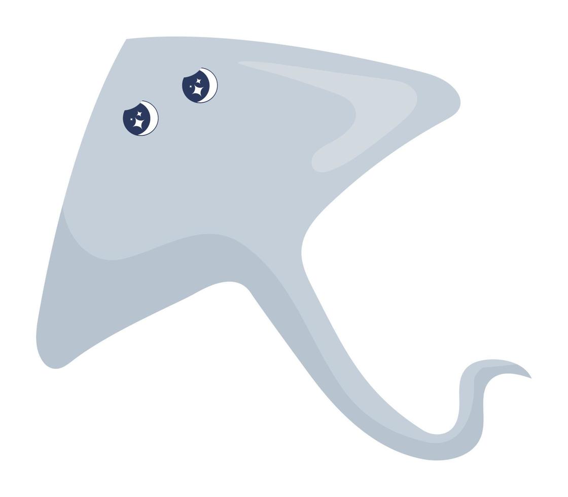 cute stingray design vector