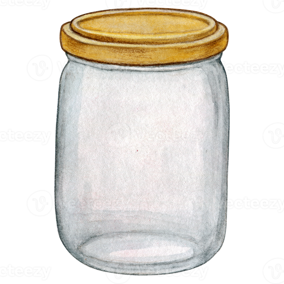 waterverf hand- getrokken leeg pot png