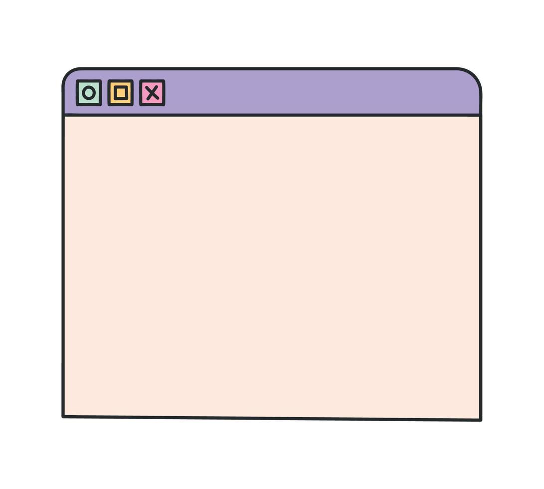 purple web page vector