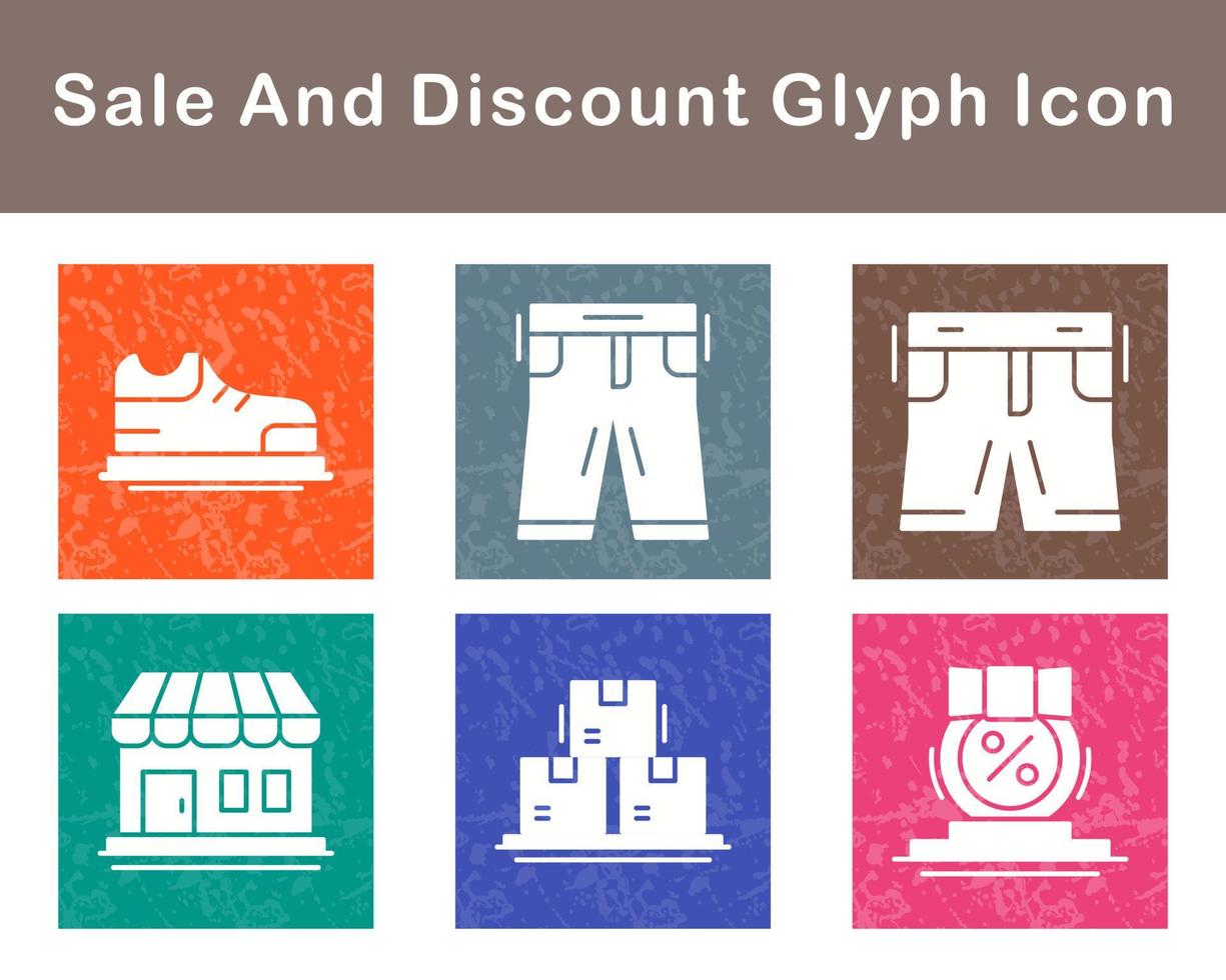 Sale And Discount Vector Icon Set