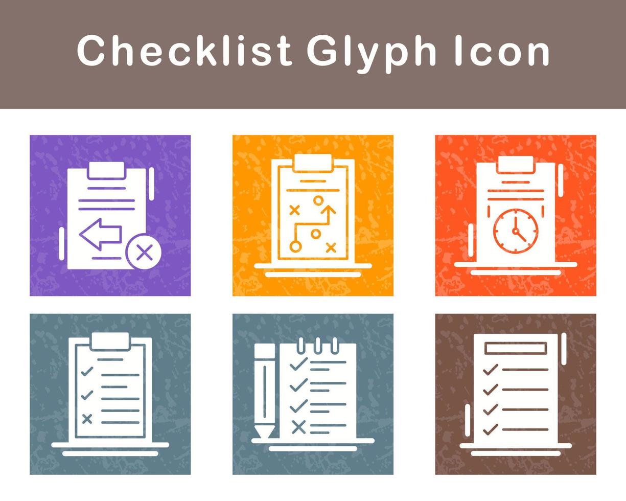 Checklist Vector Icon Set