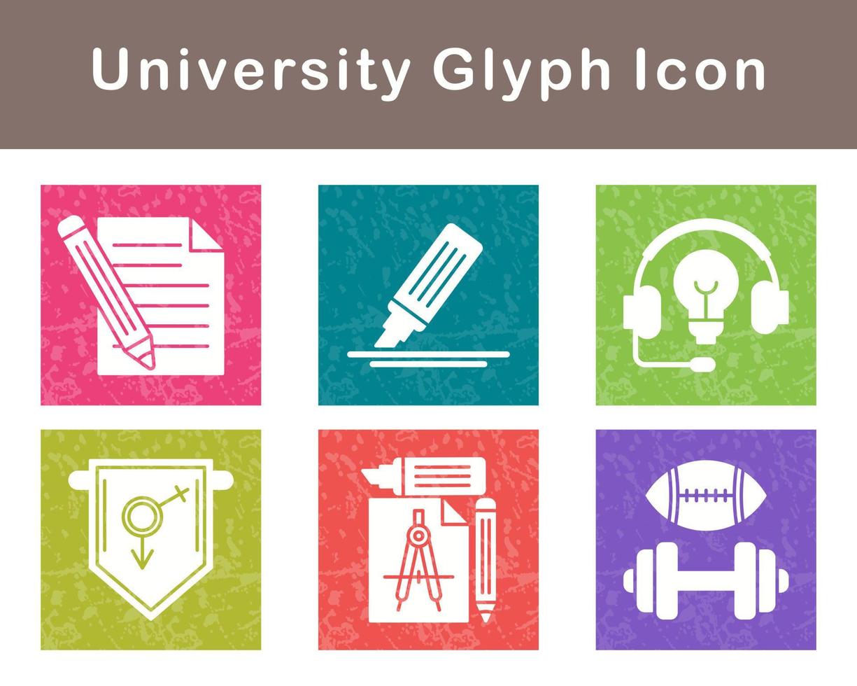 university Vector Icon Set