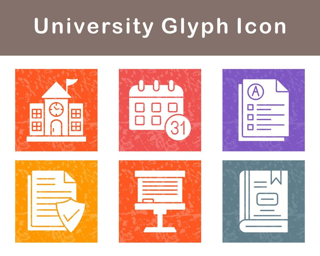 university Vector Icon Set
