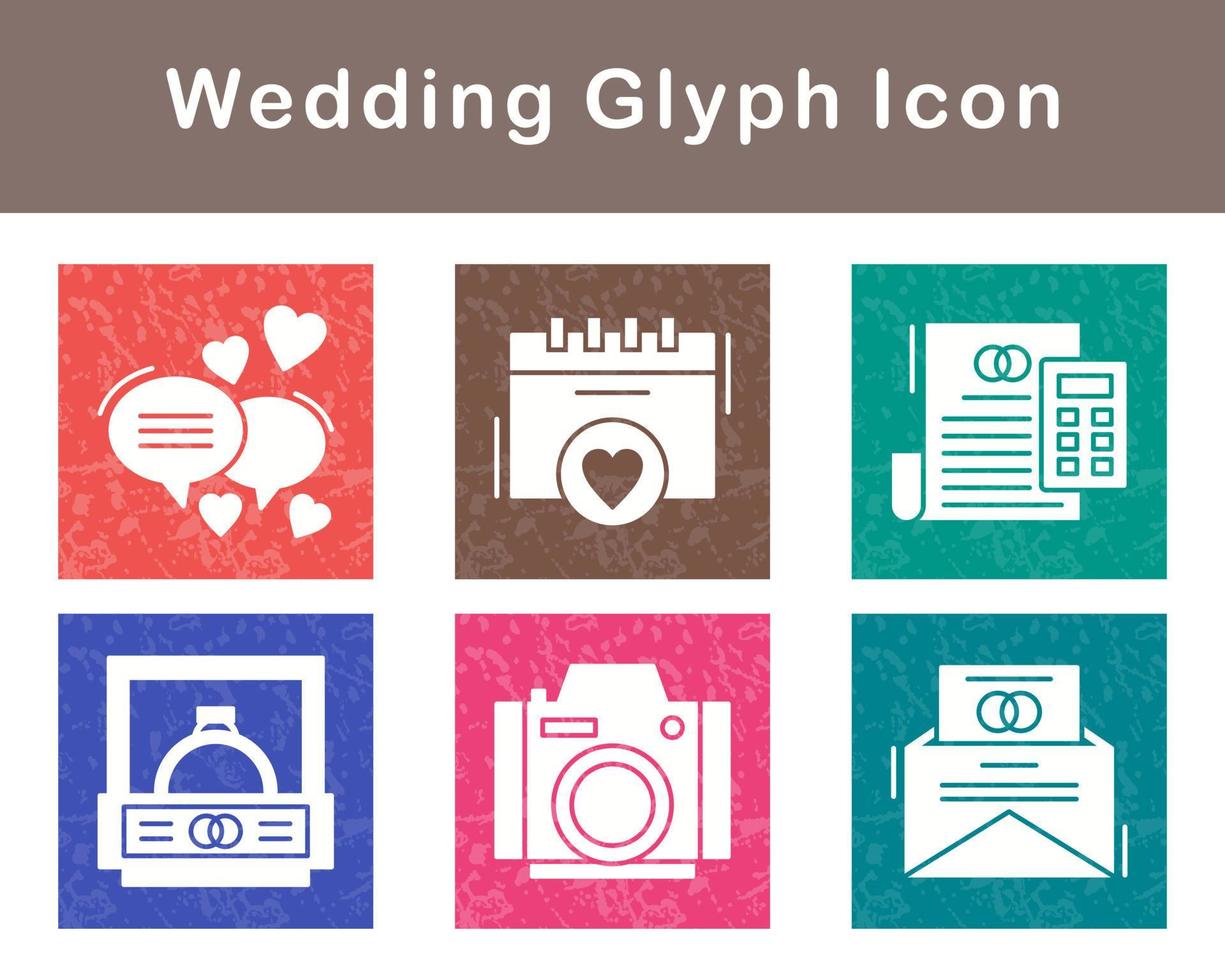 Wedding Vector Icon Set