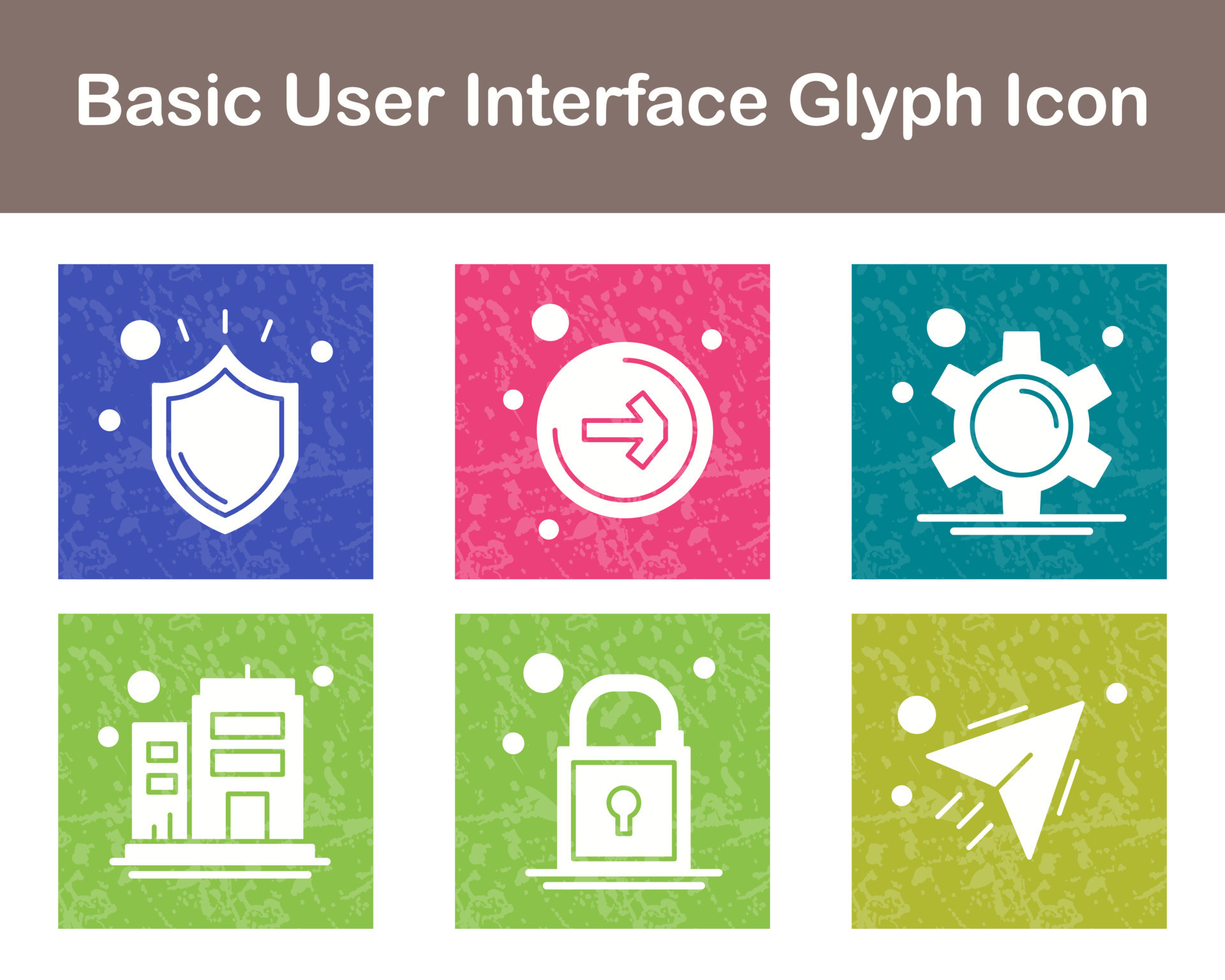 Basic User Interface Vector Icon Set 21382152 Vector Art at Vecteezy