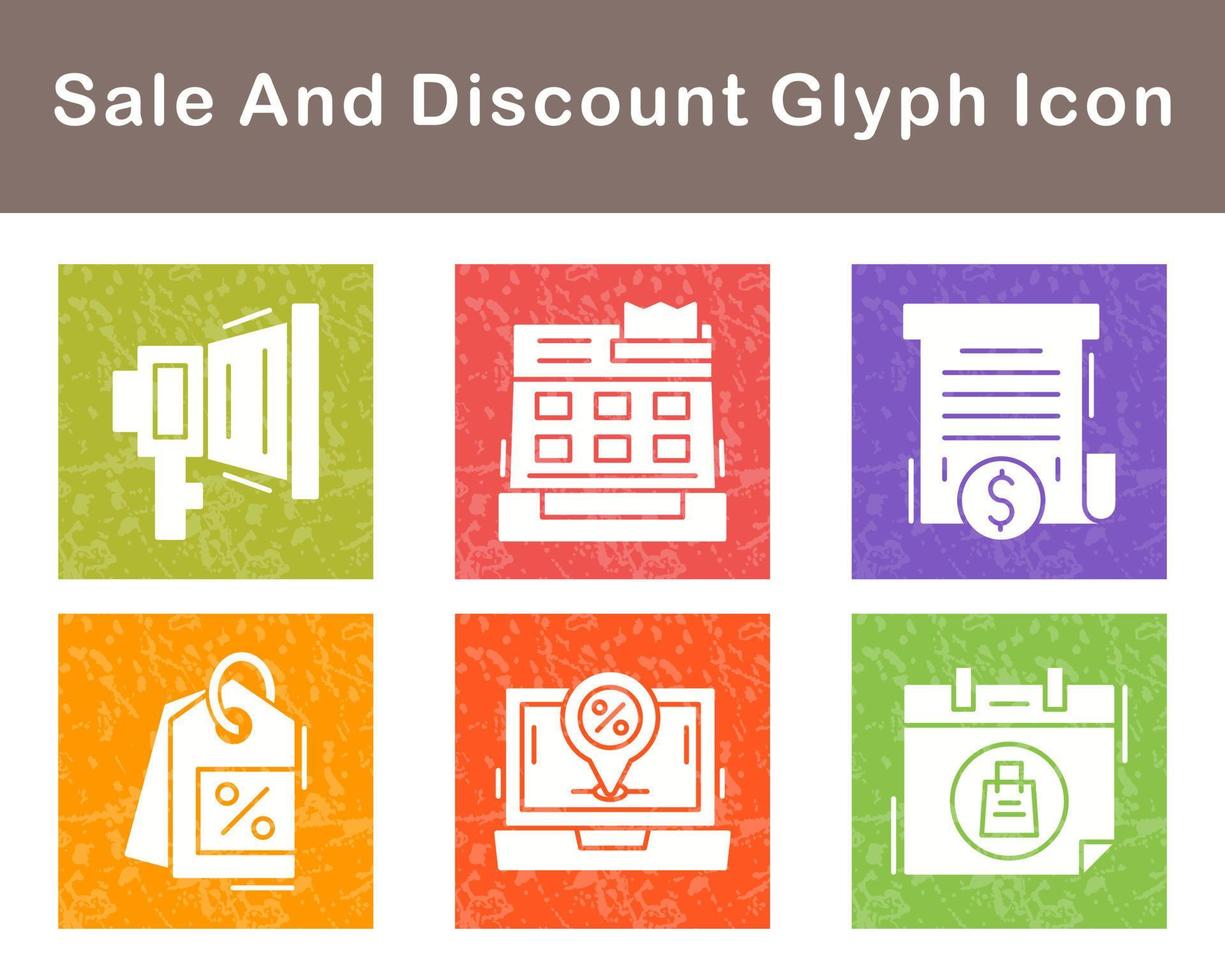 Sale And Discount Vector Icon Set