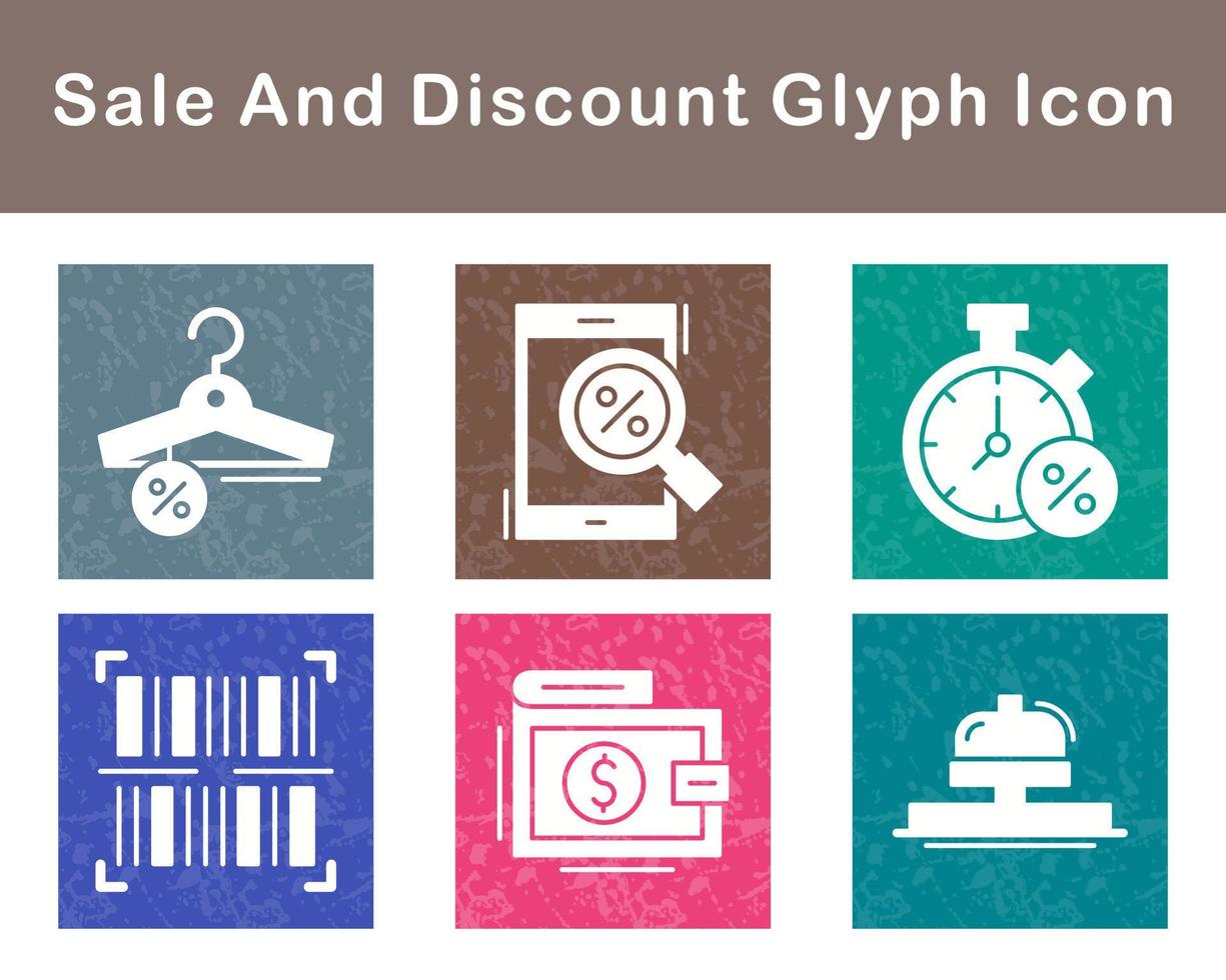 Sale And Discount Vector Icon Set