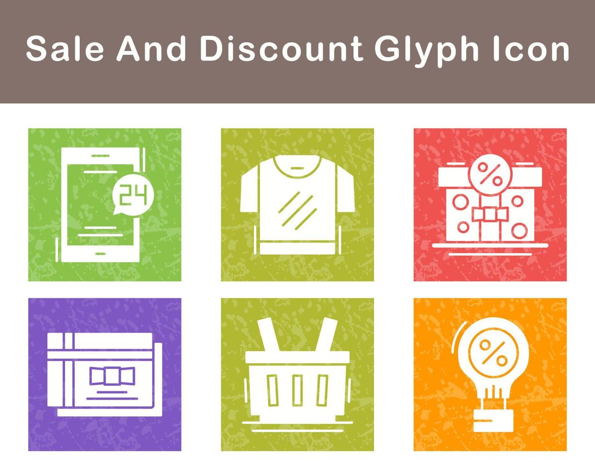 Sale And Discount Vector Icon Set